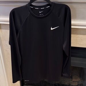 Nike Black Dri-FIT Long Sleeve Top. Size S mens.  Worn twice.  Listing # 18108